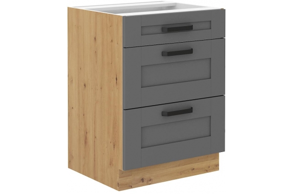 Szafka dolna 3 szuflady 60 D 3S PREMIUM BOX
